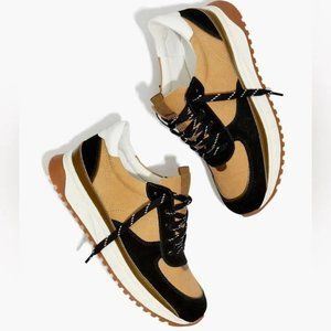 Madewell Kickoff Trainer Sneakers in Nubuck, Suede and Leather